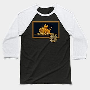 Bitcoin Bull Baseball T-Shirt